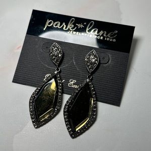 Park Lane Green Statement Dangle Earrings